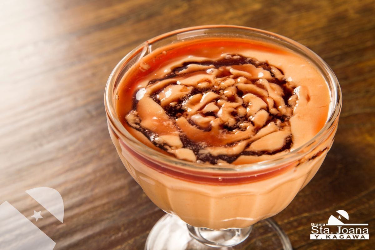 Creme de Papaya com Licor de Cassis