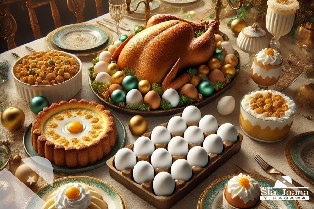 7 Pratos Tradicionais de Fim de Ano que Ganham Sabor com Ovos Frescos