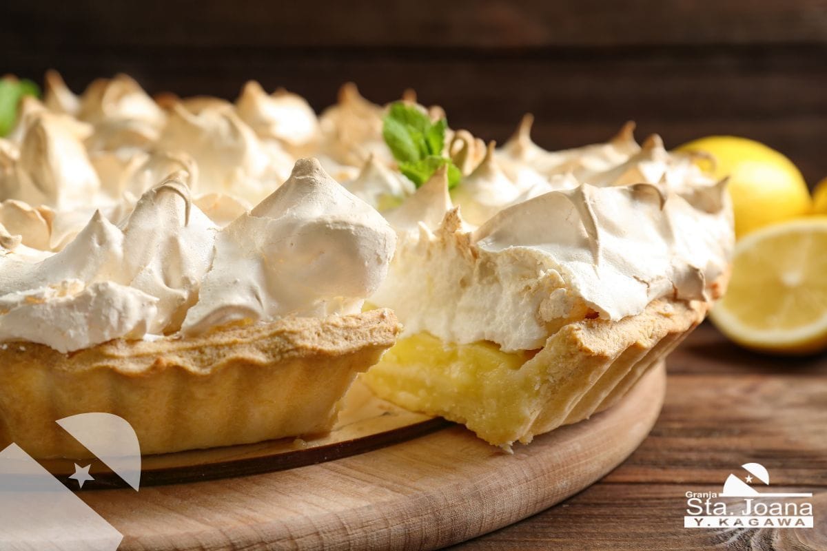 Torta de Limão com Creme de Ovos